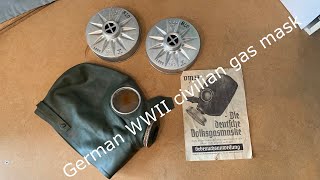 German VM37 civilian gas mask from WWII