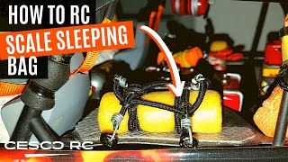 HOW TO RC Make a SCALE SLEEPING BAG