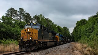 CSX L648, CSX M693 with Conrail trailing, & CSX M692 at Laurens