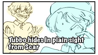 Tubbo hides in PLAIN SIGHT from scar // Tubbo and GoodTimeWithScar Animatic