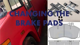 MERCEDES VARIO REAR BRAKE PADS #0814 #vanlife #814 #vario #buslife #blogger