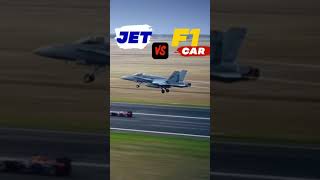 JET VS F1 CAR  🛩 | 🏎