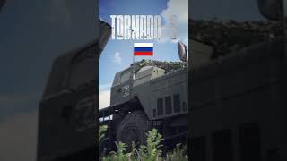 US M142 Himars rocket artillery system VS Russian Tornado-S #shorts