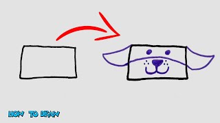 How To Draw : diamond painting dog dad _ drawing and painting