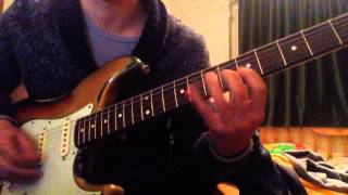 Gary moore - Umbrealla Man(Solo part cover)