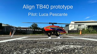 Testing Align TB40 prototype - Luca Pescante