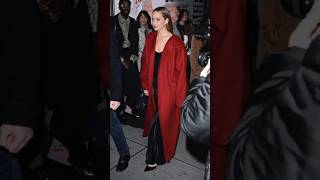 Jennifer Lawrence wearing The Row Priske Coat #therow #jenniferlawrence #minimalism