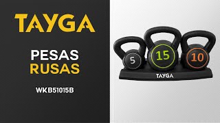 Set de 3 Pesas Rusas Tayga