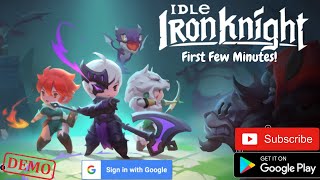 Idle Iron Knight Gameplay #Android #ios First few minutes game test