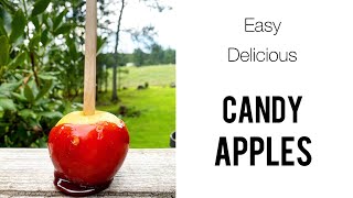 Homemade Candy Apples 🍎| ONLY 3 INGREDIENTS