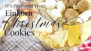 Einkorn Cookies Recipe | Christmas Cookies| Einkorn Recipes | How to Bake with Einkorn Flour