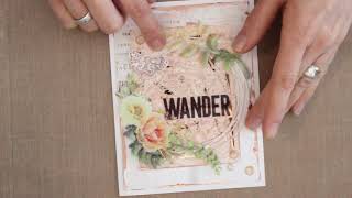 Mixed Media the Paper Wishes Way: Super Simple Foil Paper Edging & Accenting