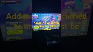 Sub to get a carry to unreal#mustbesubbed #fortnite #gaming #gamingclips