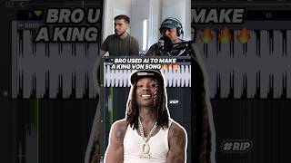 He made a KING VON song using Ai #kingvon #lildurk #ai