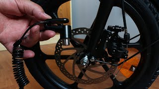 Dyu A1F - How to use Disc Brake Lock