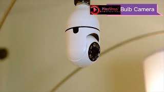 Camera de Segurança Lampada Bulbo E27 Wifi 1080p