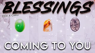 BLESSINGS COMING (Pick A Card) // Tarot Reading ✩₊˚.⋆☾⋆⁺₊✧