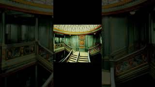 Titanic's Grand Staircase Painted Green I Photos of Olympic's Grand Staircase Post 32-33 Refit.