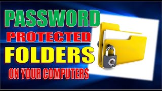 HOW TO PUT A PASSWORD TO YOUR FILES & FOLDERS - For All Windows Operating System