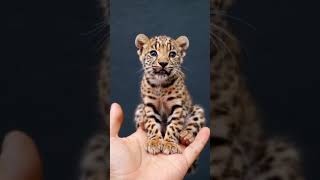 Cutest little Leopard #cuteanimals #ai #minianimals #babyanimals #tinyanimals #aianimals #leopard