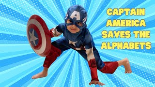 ABC Hunt | Captain America Saves Alphabets | ABC Puzzle