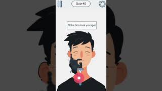 BRAIN UP - make him look younger level 40 #shorts #brain #education #make #youngers