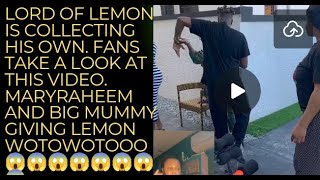 Lord of lemon is collecting his own 😂😂😀 maryraheem and her big mummy 😂#funny  #maryraheem #marriage