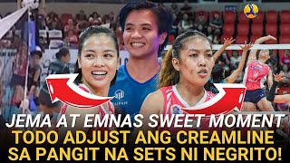 Jema at EX na si EMNAS SWEET MOMENT! KYLE NEGRITO, ANG PANGIT NG SETS! TODO ADJUST ang CREAMLINE!