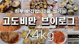 폭식 고도비만 다이어트 브이로그 탄수화물 폭주 / 육개장 사발면 김밥전 불닭볶음면 허쉬 컵누들 로제 제주마음샌드 우도땅콩 배 귤향과즐 라면 수영 일본 카레라면 과자해장 비만인