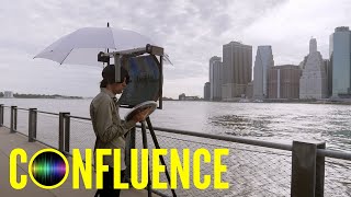 Ryan and Trevor Oakes Paint the NYC Skyline (from CONFLUENCE)