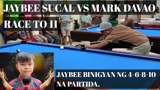 JAYBEE BINIGYAN NG 4-6-8-10 NA PARTIDA NI MARK DAVAO | RACE TO 11