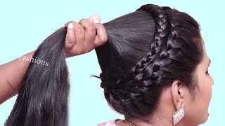 Different Hairstyles for party/wedding/work || hairstyle for long hair girls | hair style girl 2024