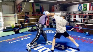 SPARRING AT THE BOXING GYM!!!