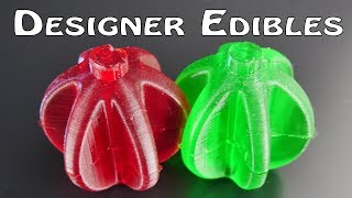 3D print Designer Edibles: Gummies Chocolate icecubes and more! DIY