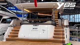 Princess Y85 2023 / Yacht Walkthrough / Boot Dusseldorf 2023