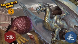 Intellect Devourer vs Silver Dragon Wyrmling | Dungeons & Death Battles Season 2 Combat