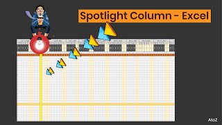 Highlight particular column in excel that corresponds to the selected date.