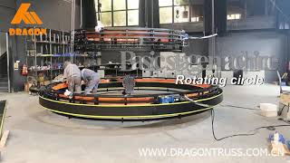 Basic automation on circle Stage Truss from DragonStage