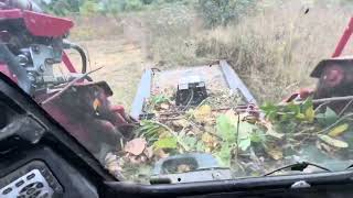 Using a Skid Steer and Brush Hog to Clear a Trail