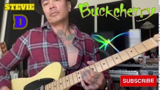 Stevie D of Josh Todds' of Buckcherry's Gives Guitar Lick 4 Border City Rock Talk