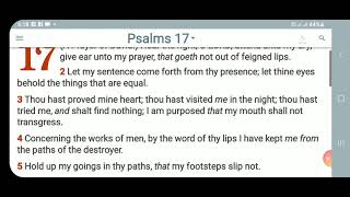 KJV-Daily Bible: p.m. Psalm 17:1-15