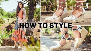 HOW TO STYLE: Boho Chic Keilsandalen