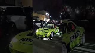 3 Rotor RX-7 Enters the JDM Car Meet