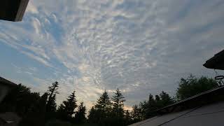 Morning Sky Time Lapse DJI Osmo Action July 31, 2022