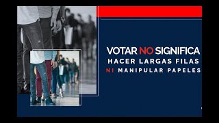 Cómo votar - RUT + N° de Documento - SMS