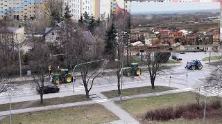 Protest rolników w Radomiu 20 luty 2024r