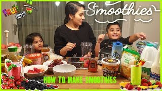 How to Make Healthy Smoothies|How to make Protein Shake for Muscle Mass|Delicious Smoothies