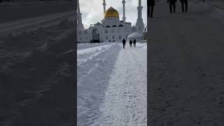 كازاخستان جمال صلاه الجمعه هناك مع البرد 🥶Wonderful Friday prayer Kazakhstan