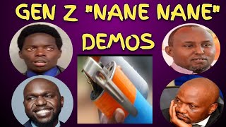 GEN Z "NANE NANE" DEMOS WITH KASMUEL McOURE, LARRY MADOWO, JUNET MOHAMED & MOSES KURIA #funny #ai