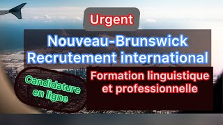 Nouveau-Brunswick recrute de l extérieur de canada,découvrir les programmes